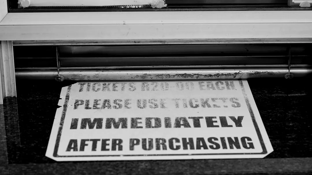 white and black street sign