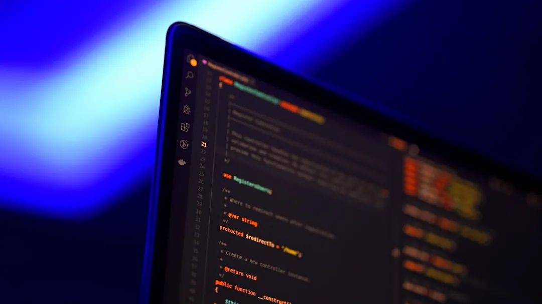 black flat screen computer monitor