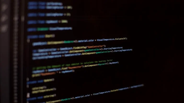 a computer screen with a bunch of text on it